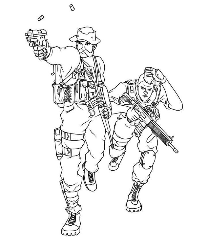 Coloring Pages Call of Duty
