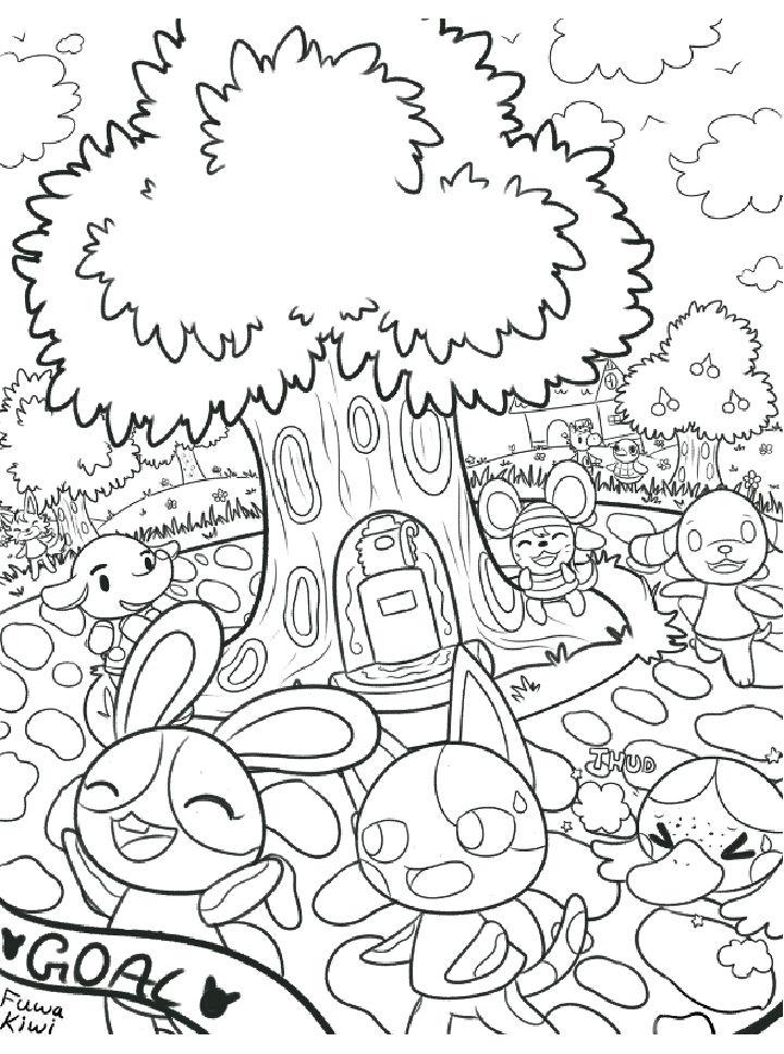 Coloring Pages of Animal Crossing