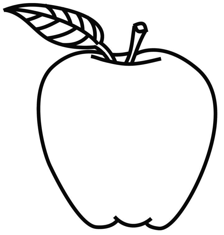 Coloring Pages of Apple