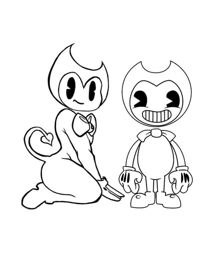 Coloring Pages of Bendy