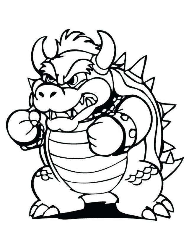 20 Free Bowser Coloring Pages For Kids And Adults