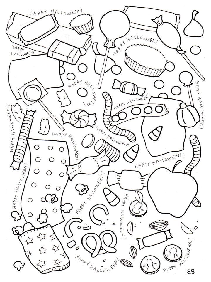Coloring Pages of Candy