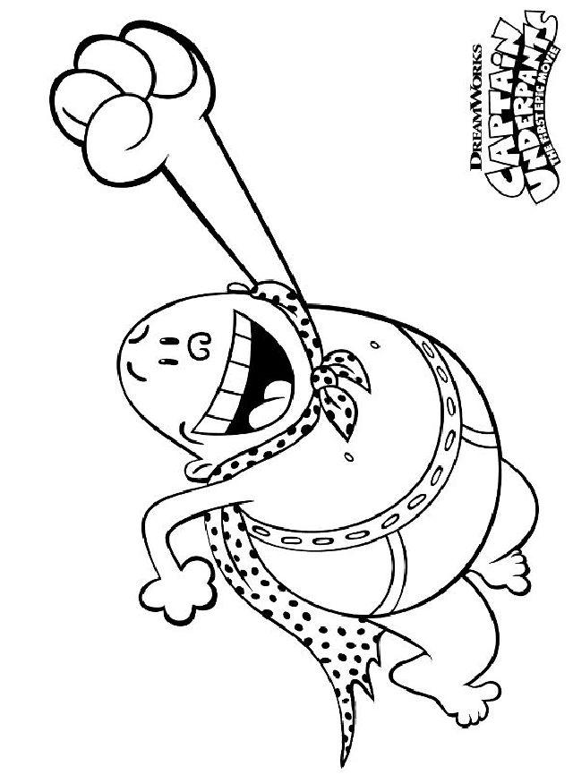 Coloring Pages of Captain Underpants