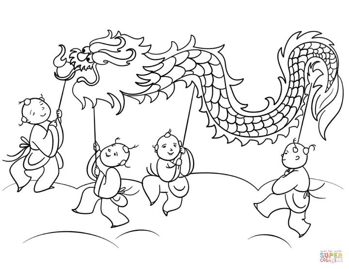 Coloring Pages of Chinese New Year