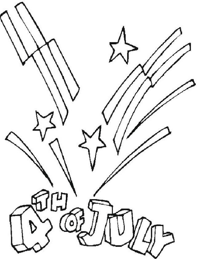 Coloring Pages of Four of July