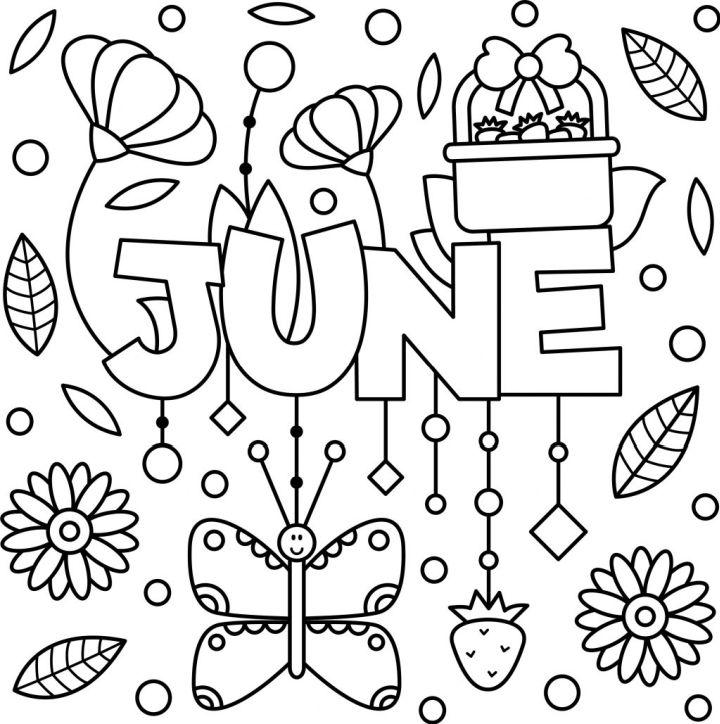 Coloring Pages of June