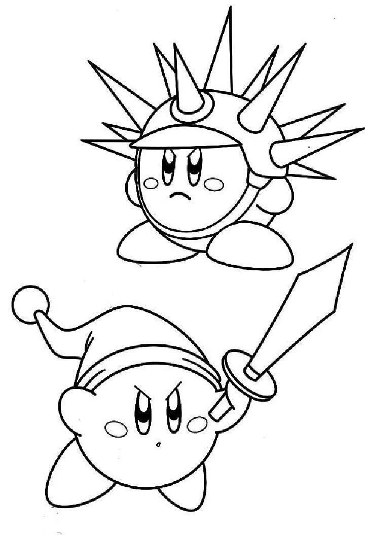 Coloring Pages of Kirby
