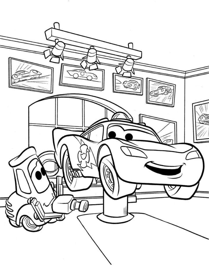 Coloring Pages of Lightning Mcqueen