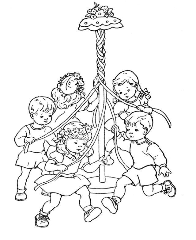 Coloring Pages of May