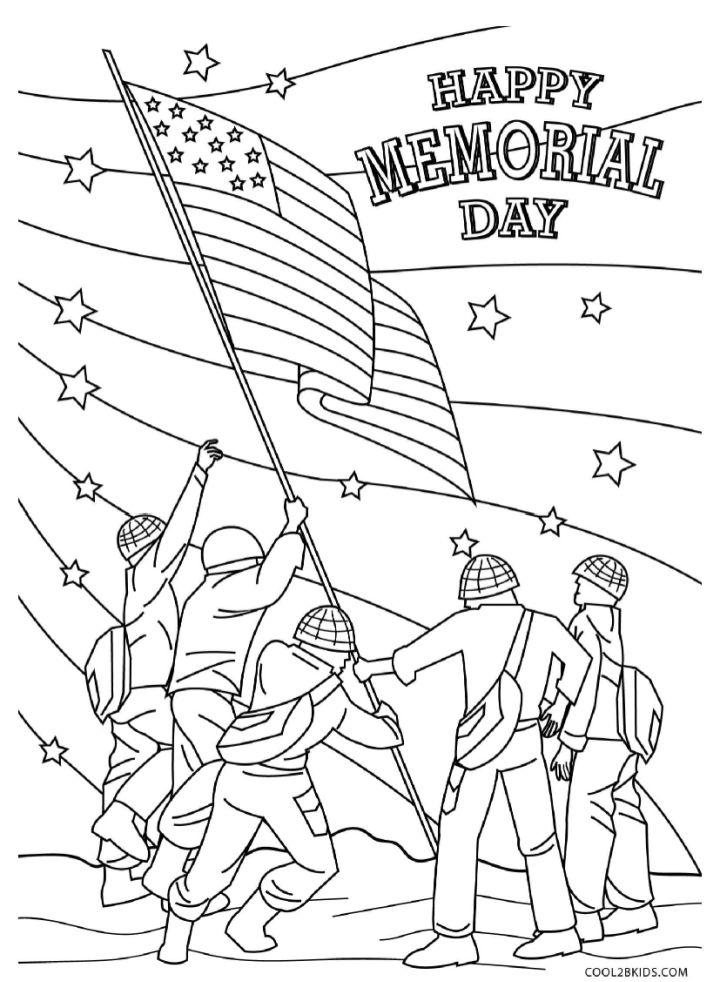 Coloring Pages of Memorial Day