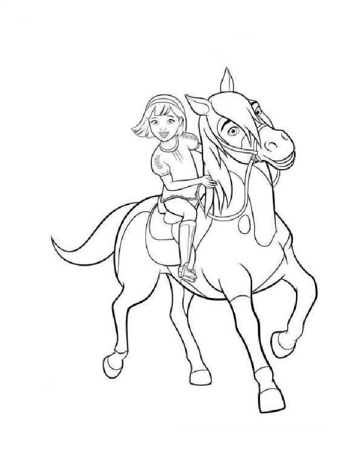 Coloring Pages of Spirit Riding