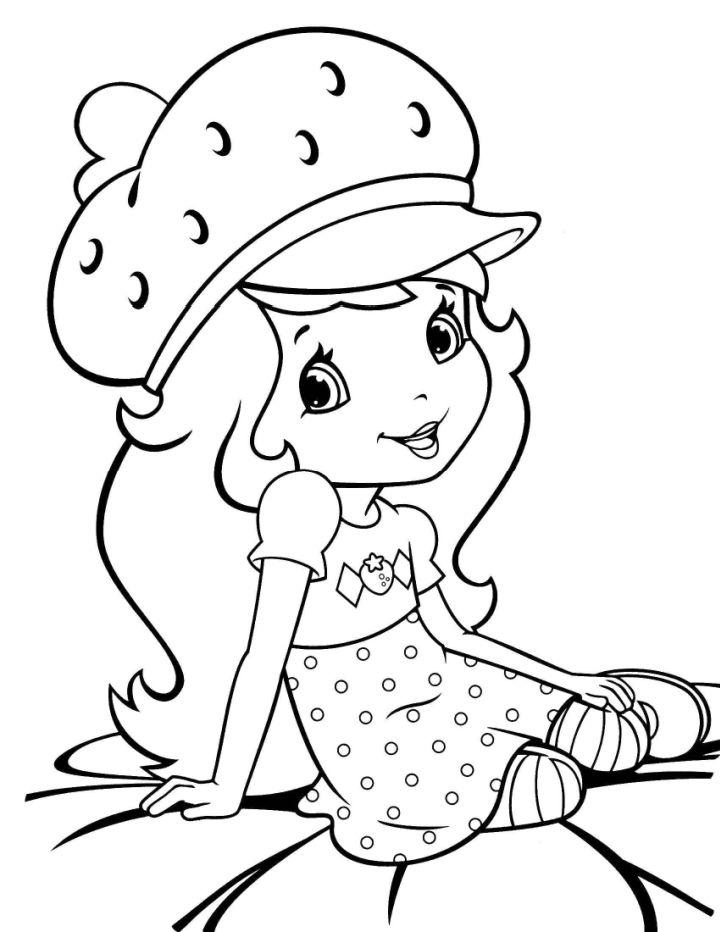 Coloring Pages of Strawberry Shortcake