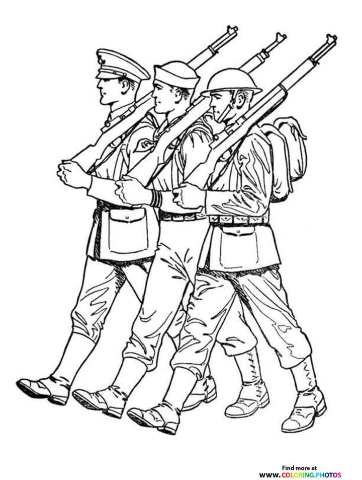 Coloring Pages of Veterans Day