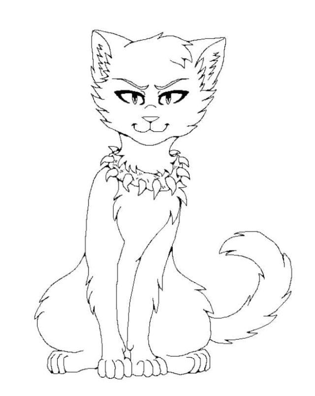 Coloring Pages of Warrior Cats