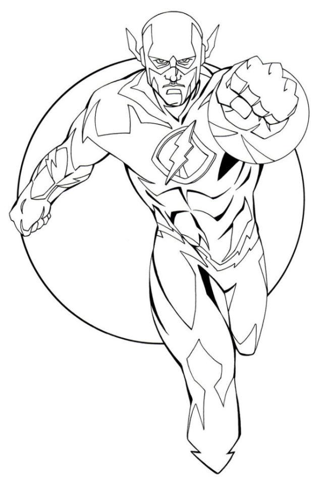 Coloring Pages of the Flash