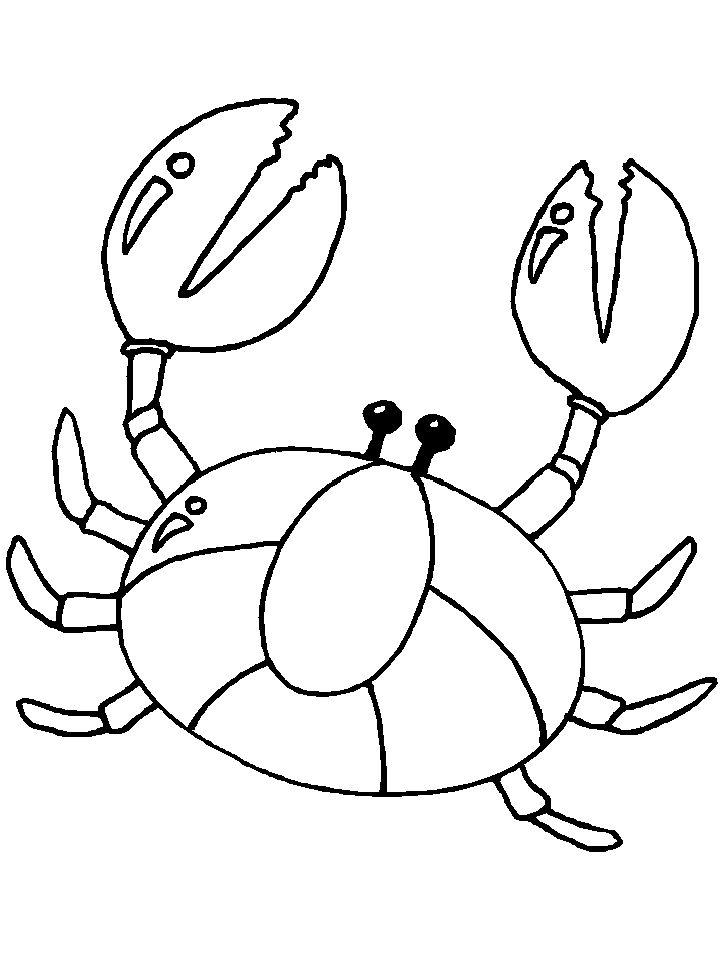 Crab Pictures to Color
