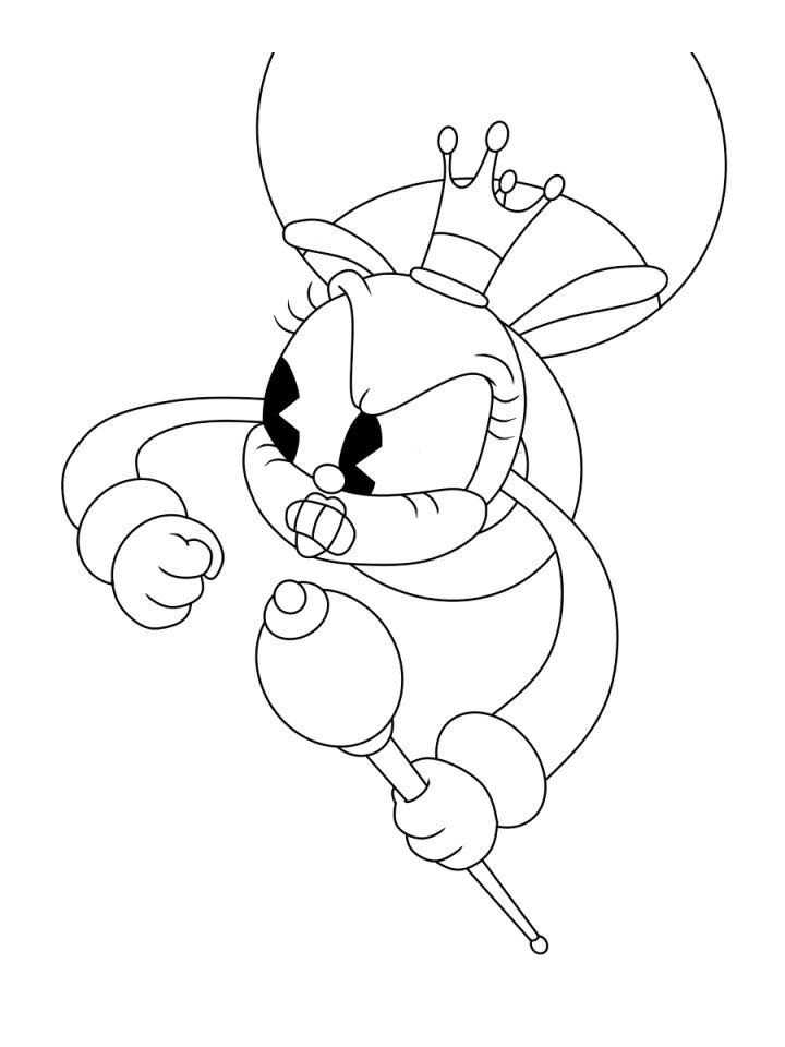 Cuphead Coloring Book Pages
