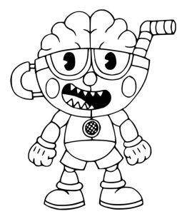 20 Free Cuphead Coloring Pages for Kids and Adults