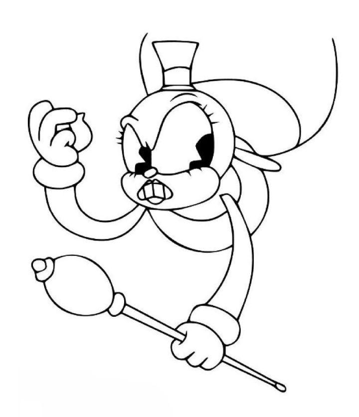 Cuphead Coloring Pages for Kids
