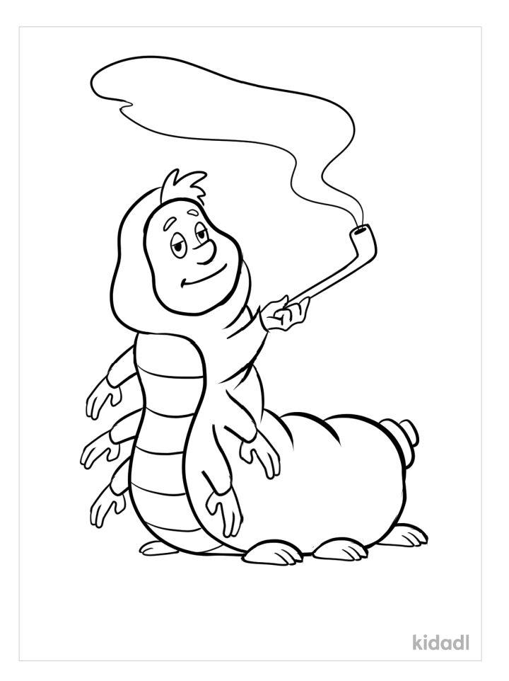 Cute Alice in Wonderland Coloring Pages
