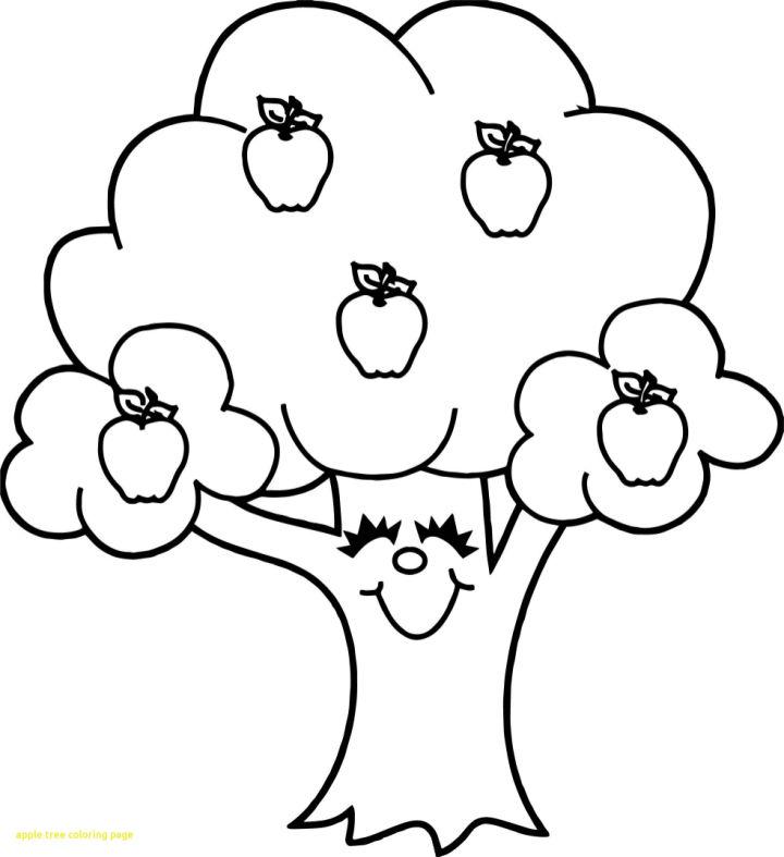 Cute Apple Coloring Pages