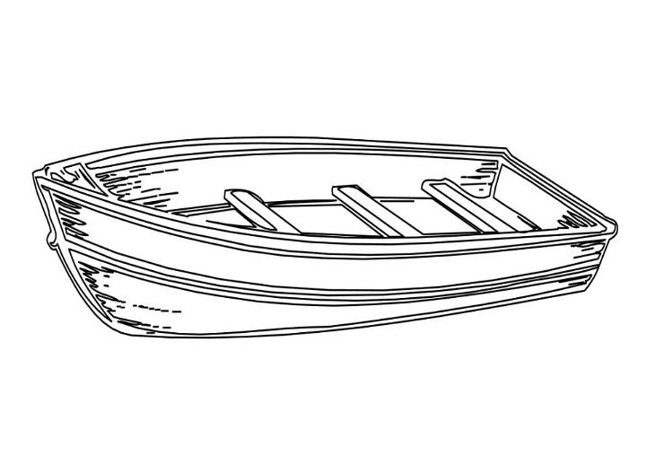 Cute Boat Coloring Pages