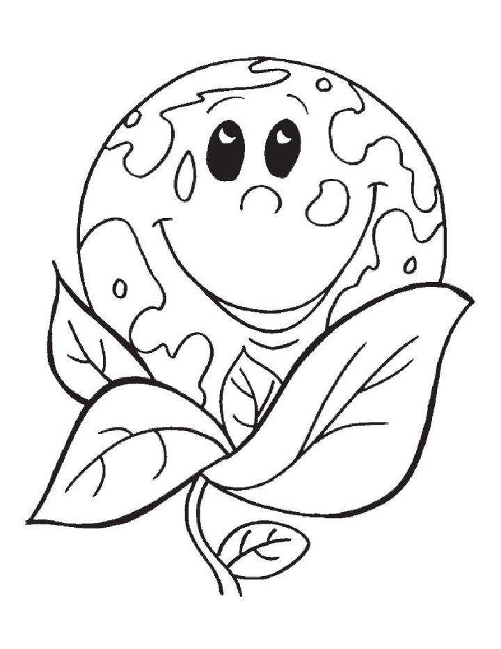 Cute Earth Day Coloring Pages