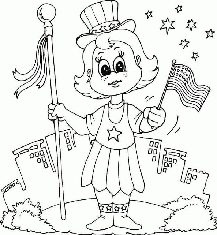 Cute Memorial Day Coloring Pages
