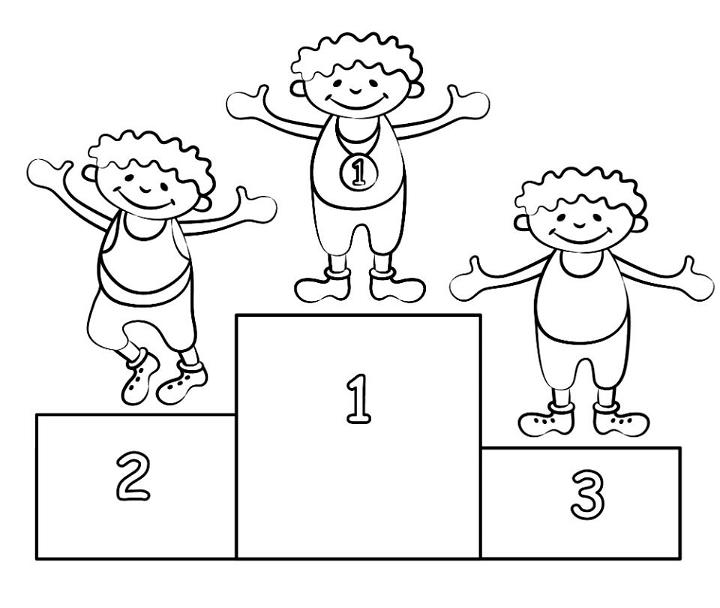 Cute Olympics Coloring Pages