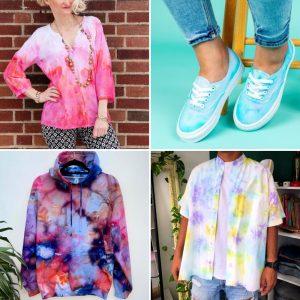 25 Easy Ice Tie Dye Patterns and Techniques - (How to Ice Tie Dye Your Clothes - Step-by-Step Tutorial)