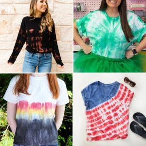 DIY Tie Dye Shirts Ideas And Designs