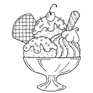20 Free Dessert Coloring Pages for Kids and Adults - Blitsy