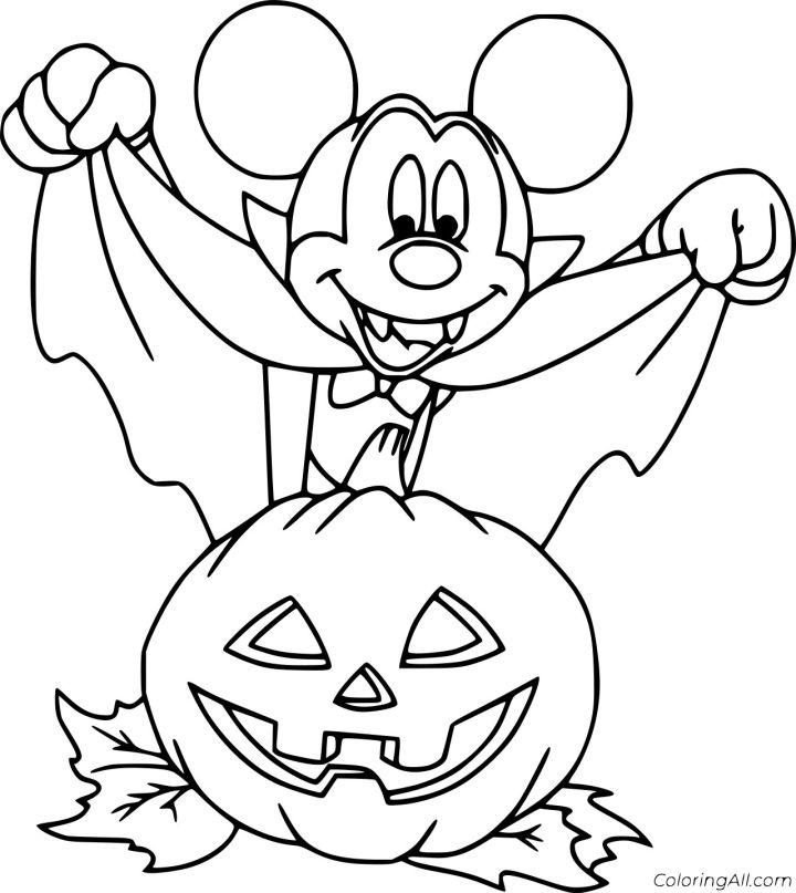 Disney Halloween Coloring Pages Tracer Pages and Posters