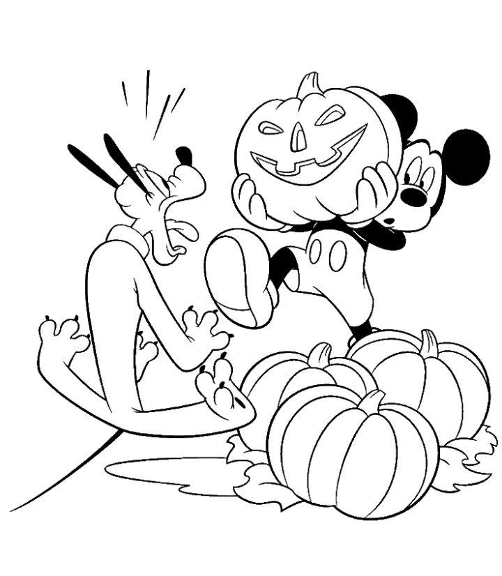 Disney Halloween Coloring Pages to Download