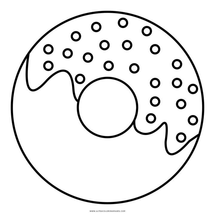 Donut Coloring Pages and Printables