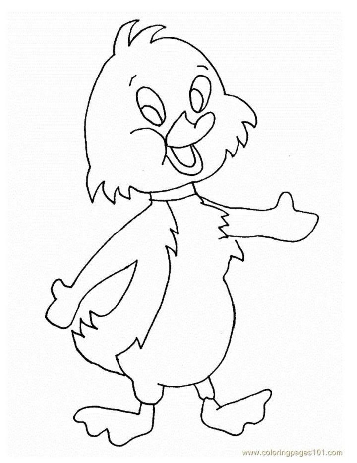 Duck Coloring Pages for Little Ones