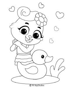 25 Free Duck Coloring Pages for Kids and Adults