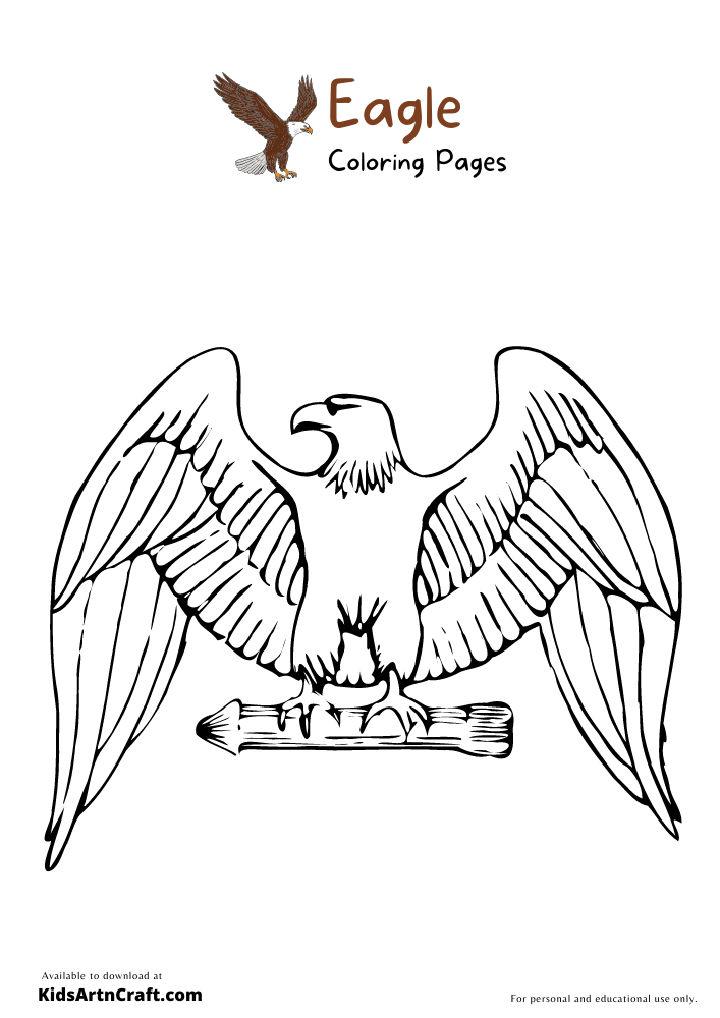 Eagle Coloring Pages Tracer Pages and Posters