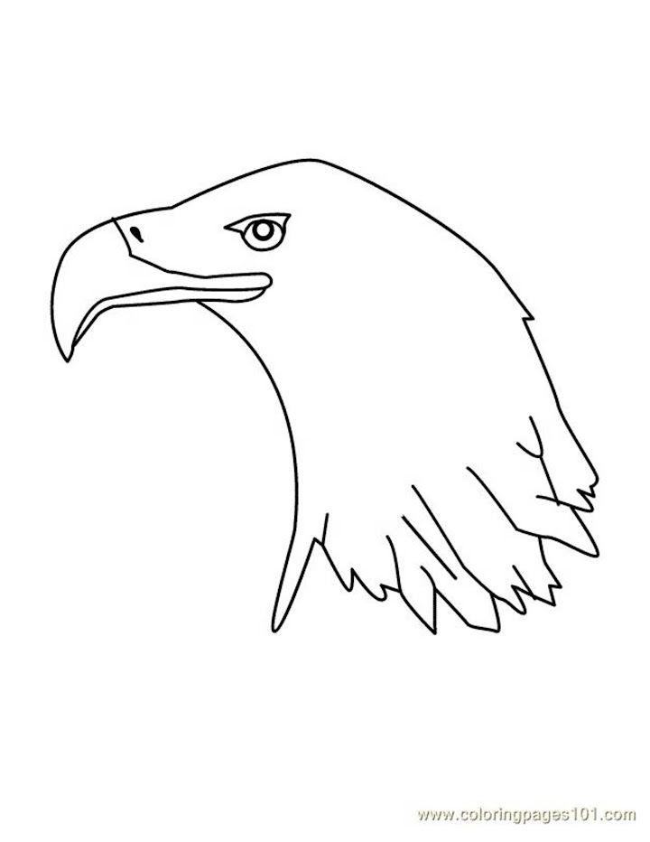 Eagle Head Coloring Pages