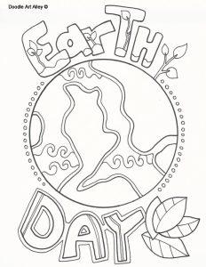 25 Free Earth Day Coloring Pages for Kids and Adults