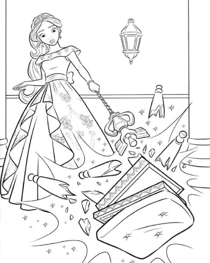 Elena of Avalor Coloring Pages and Activities