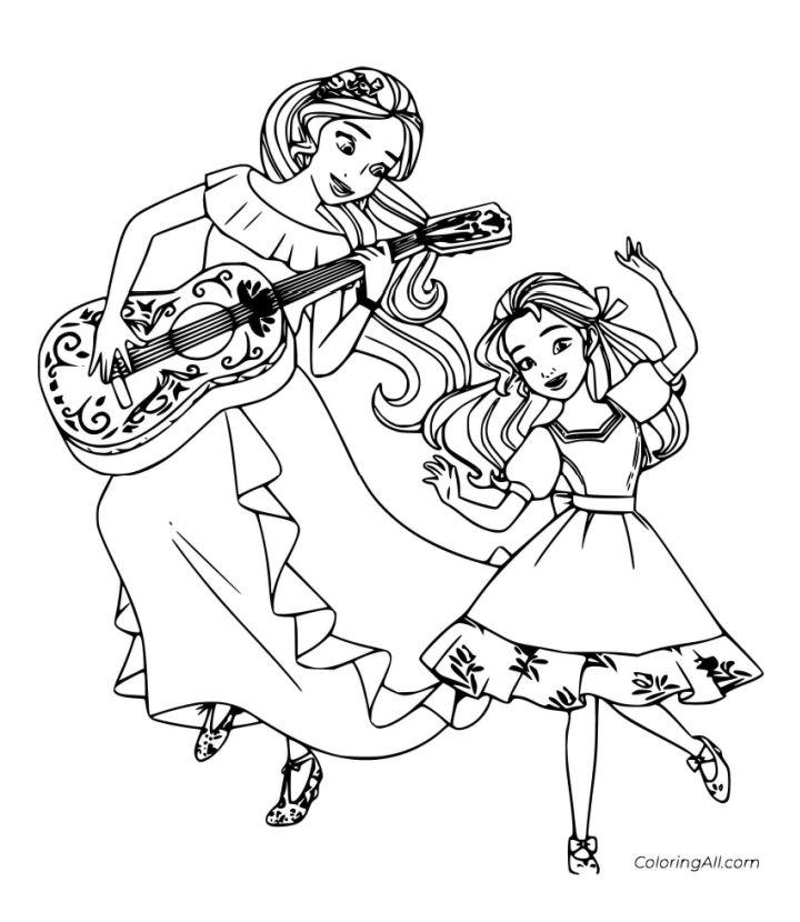 Elena of Avalor Coloring Pages to Print