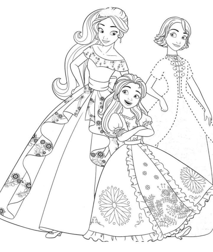 Elena of Avalor Coloring Sheets