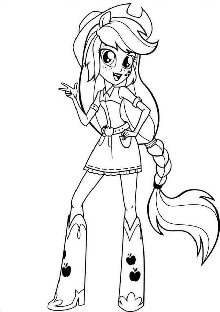 Equestria Girls Coloring Pages, Tracer Pages, and Posters