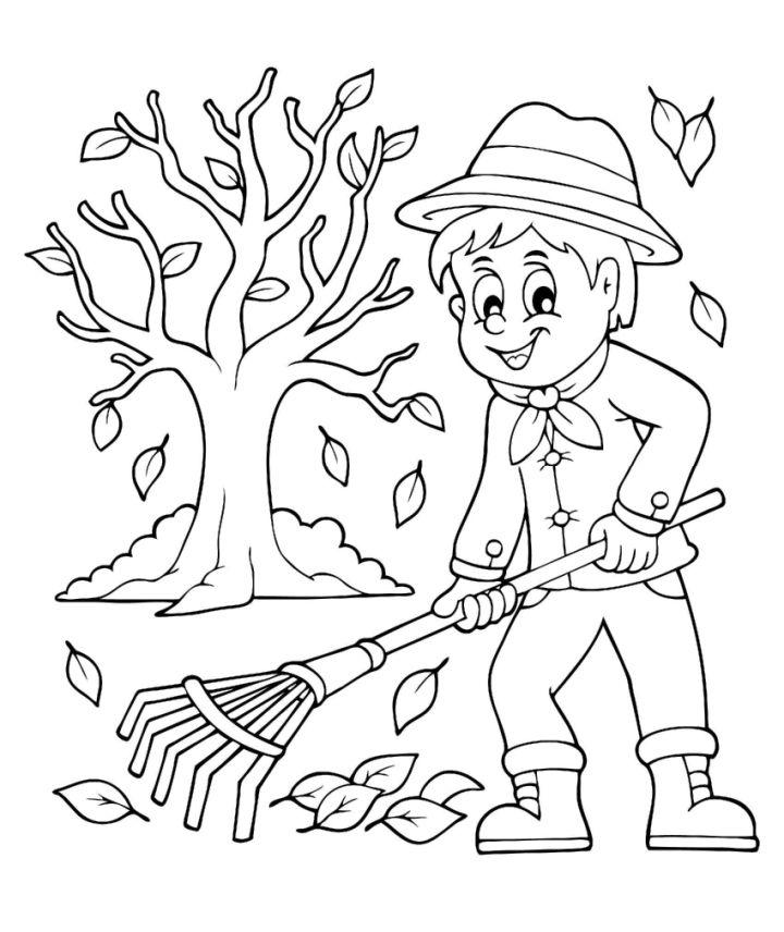 Fall October Coloring Pages