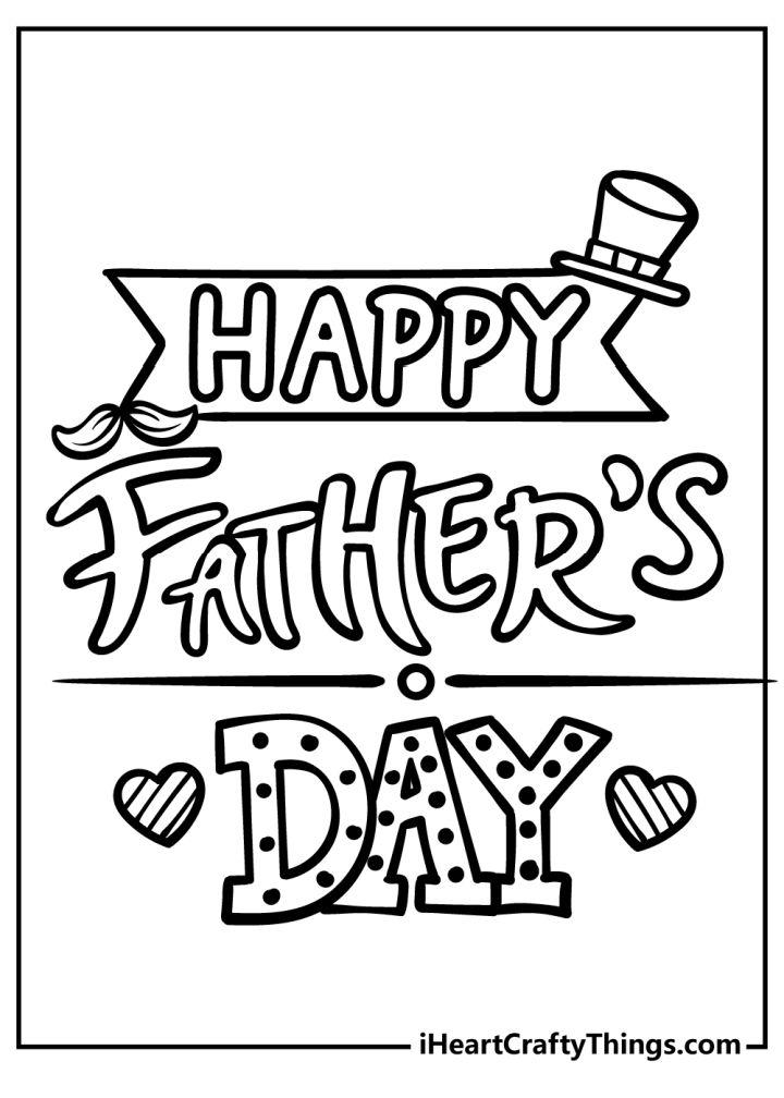 Fathers Day Coloring Pages to Download