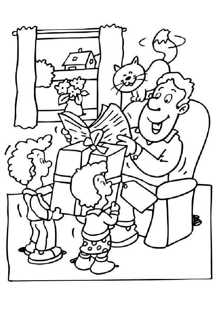 Fathers Day Coloring Sheets to Print