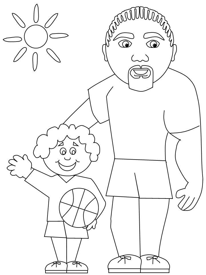 Fathers Day Pictures to Color and Print