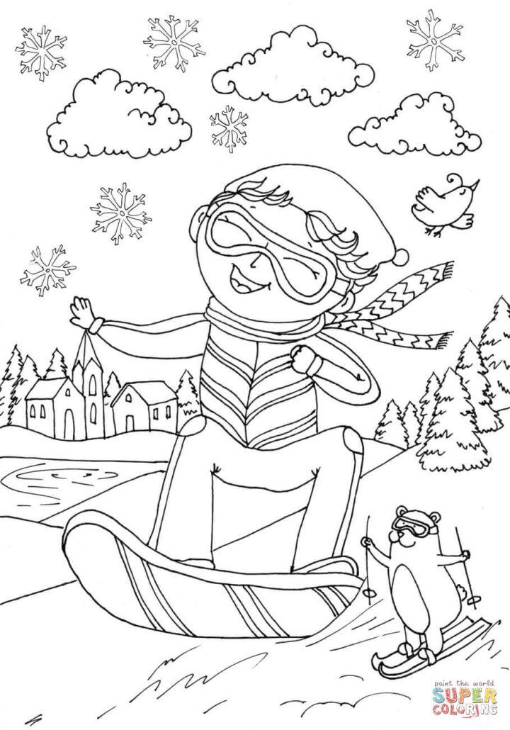 February Coloring Pages and Printables