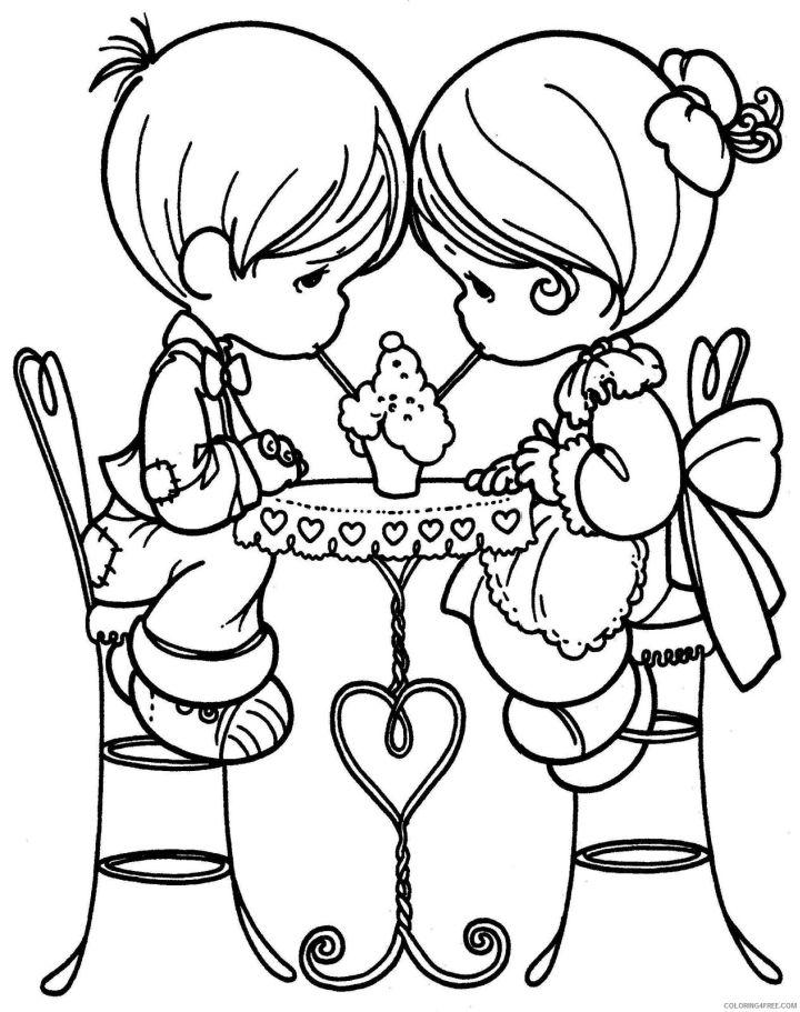 February Coloring Pages for Adults